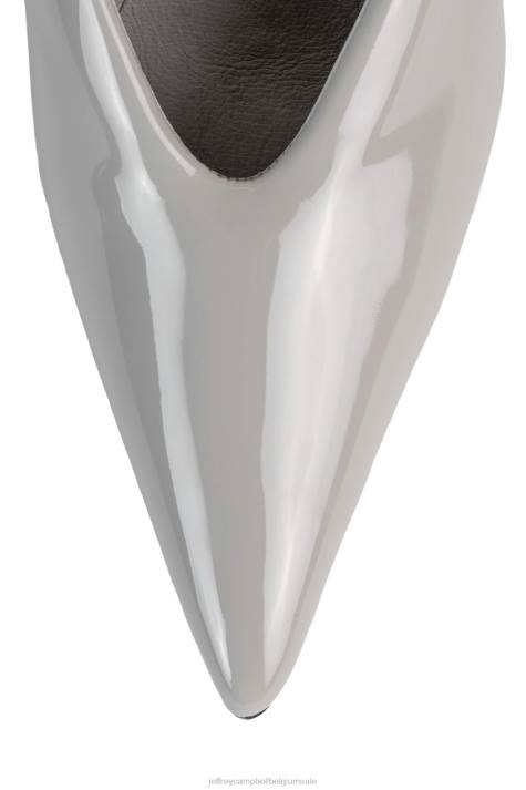 vrouwen Jeffrey Campbell zoemen grijs patent V2LZ125 hakken pomp