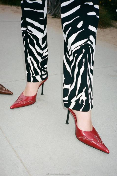 vrouwen Jeffrey Campbell bijt me rood V2LZ1650 muilezel met hakken