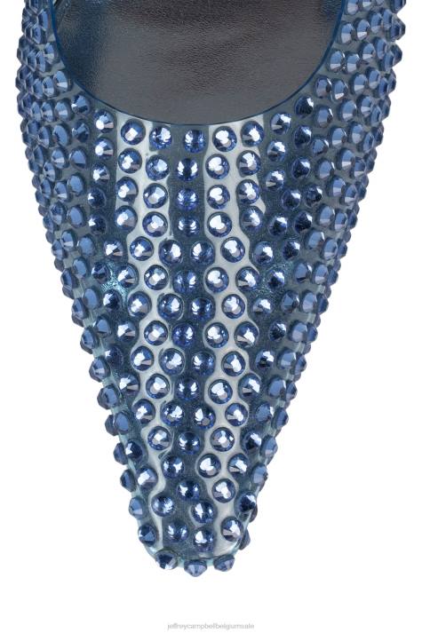 vrouwen Jeffrey Campbell romantisch lichtblauw helder V2LZ1707 muilezel met hakken