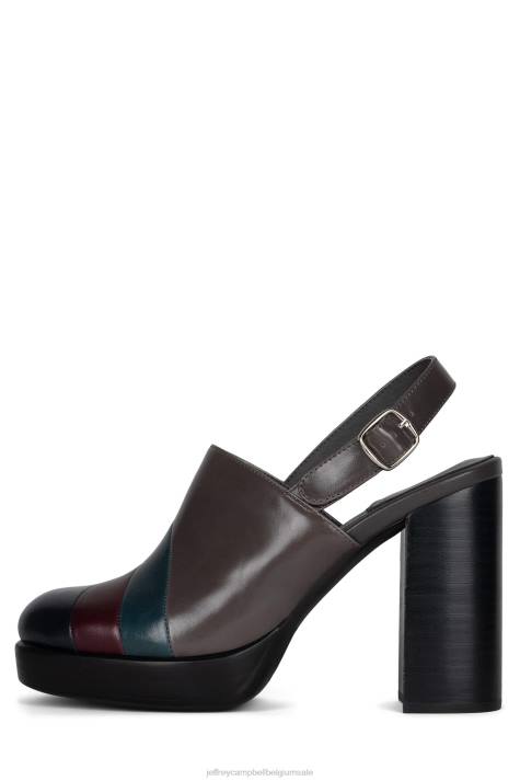 vrouwen Jeffrey Campbell roxanna marine multi V2LZ1705 muilezel met hakken