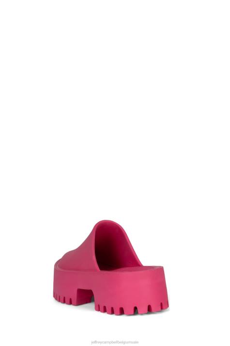 vrouwen Jeffrey Campbell verstoppen fuchsia V2LZ1689 muilezel met hakken