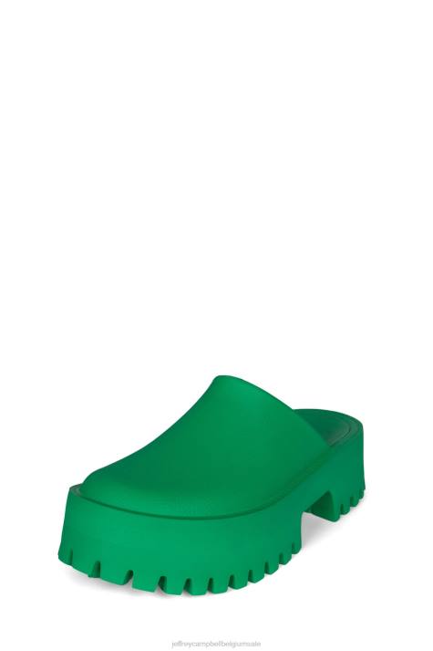 vrouwen Jeffrey Campbell verstoppen groente V2LZ1690 muilezel met hakken