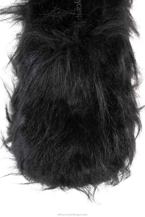 vrouwen Jeffrey Campbell verstopping-f zwart V2LZ1731 muilezel met hakken