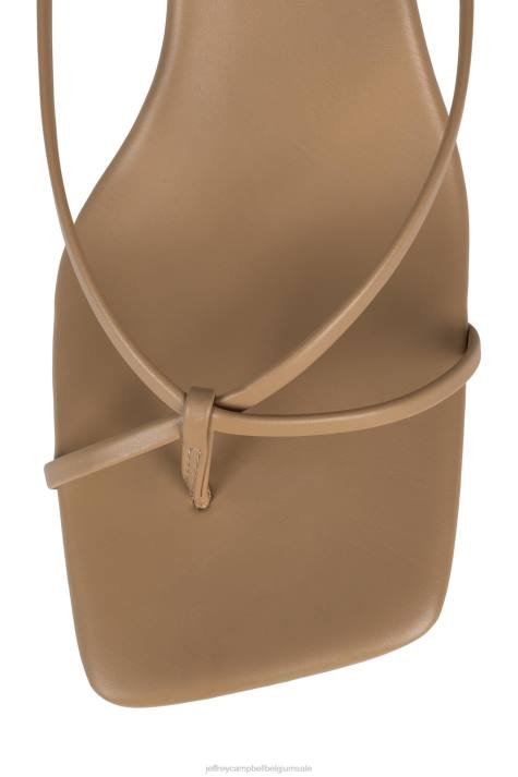 vrouwen Jeffrey Campbell aan de slag natuurlijk V2LZ71 sandaal met hak