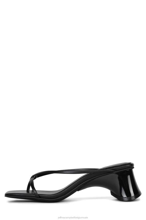 vrouwen Jeffrey Campbell aan de slag zwart V2LZ73 sandaal met hak