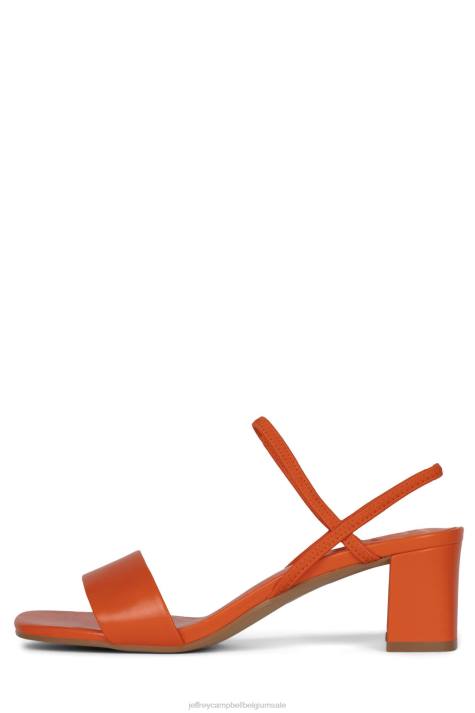 vrouwen Jeffrey Campbell aanpassen oranje V2LZ88 sandaal met hak