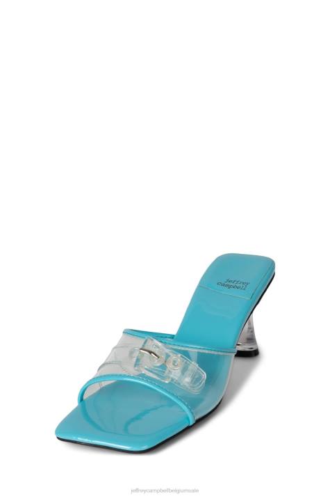 vrouwen Jeffrey Campbell aanspannen aqua helder V2LZ1442 sandaal met hak