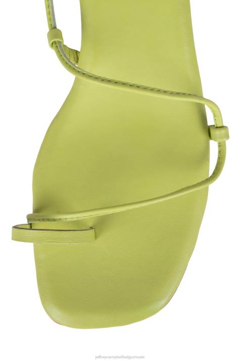 vrouwen Jeffrey Campbell agaat-2 chartreuse V2LZ1599 sandaal met hak