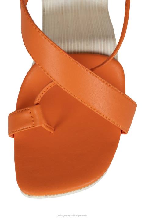 vrouwen Jeffrey Campbell arbelos oranje V2LZ114 sandaal met hak