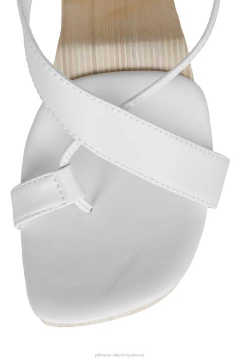 vrouwen Jeffrey Campbell arbelos wit V2LZ116 sandaal met hak