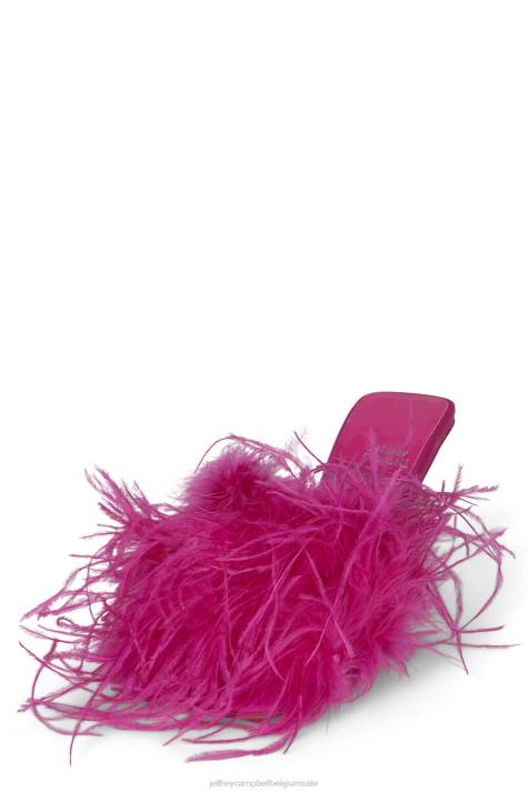 vrouwen Jeffrey Campbell chauffeur heldere fuchsia V2LZ1540 sandaal met hak