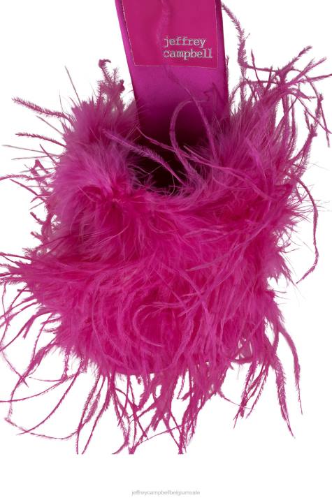 vrouwen Jeffrey Campbell chauffeur heldere fuchsia V2LZ1540 sandaal met hak