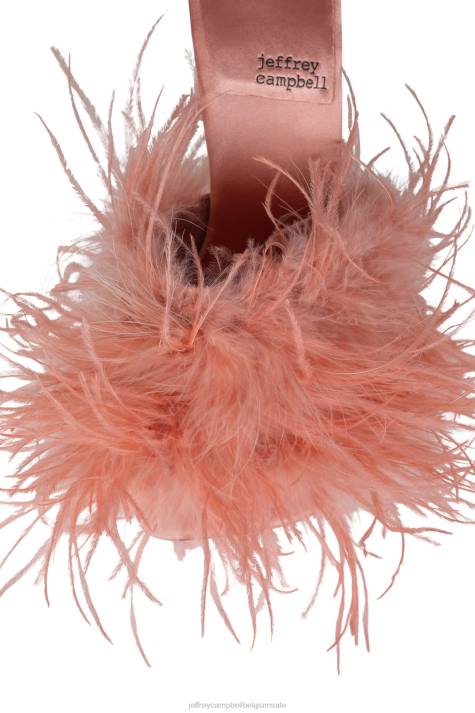 vrouwen Jeffrey Campbell chauffeur perzik V2LZ1523 sandaal met hak