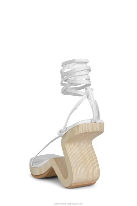 vrouwen Jeffrey Campbell dat allemaal wit V2LZ1524 sandaal met hak