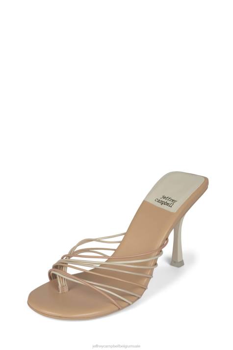 vrouwen Jeffrey Campbell ennuit natuurlijke combi V2LZ1594 sandaal met hak