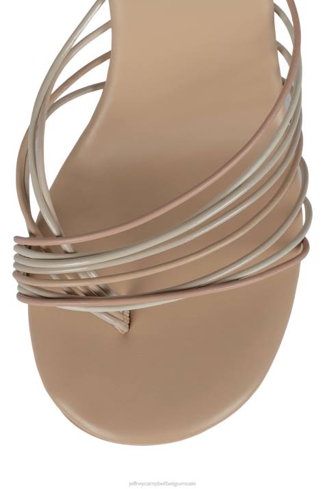 vrouwen Jeffrey Campbell ennuit natuurlijke combi V2LZ1594 sandaal met hak