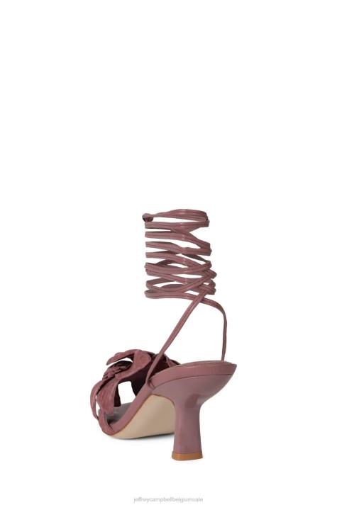 vrouwen Jeffrey Campbell essence roze suède V2LZ129 sandaal met hak