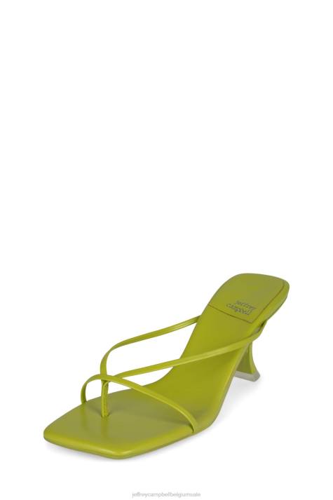 vrouwen Jeffrey Campbell flexx groente V2LZ1586 sandaal met hak