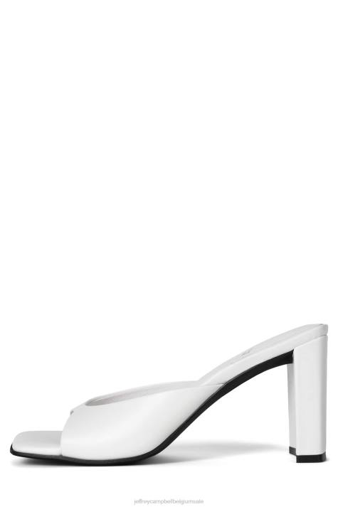 vrouwen Jeffrey Campbell geïnspireerd wit V2LZ1455 sandaal met hak