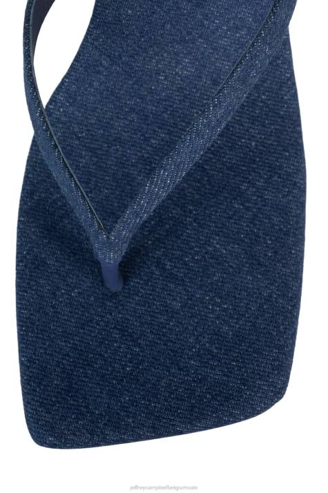 vrouwen Jeffrey Campbell gefuseerd-nb blauw spijkerstof V2LZ1405 sandaal met hak