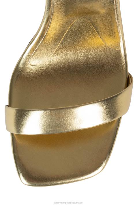 vrouwen Jeffrey Campbell geometrisch goud goud V2LZ1518 sandaal met hak