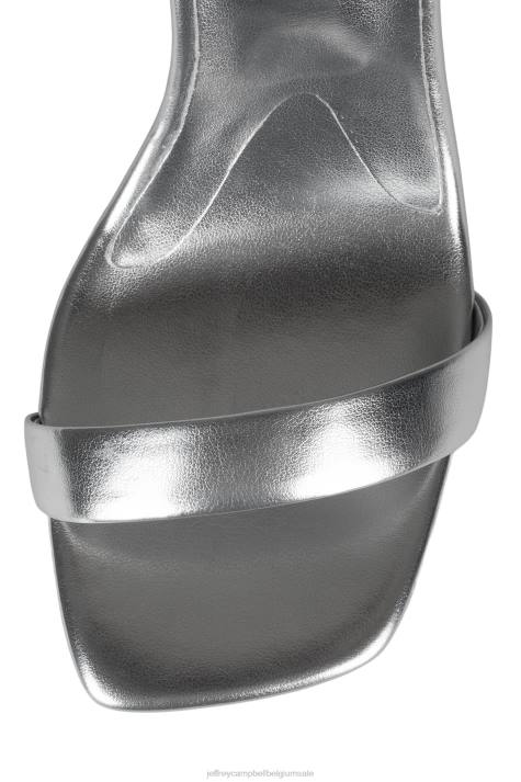 vrouwen Jeffrey Campbell geometrisch zilver zilver V2LZ1520 sandaal met hak
