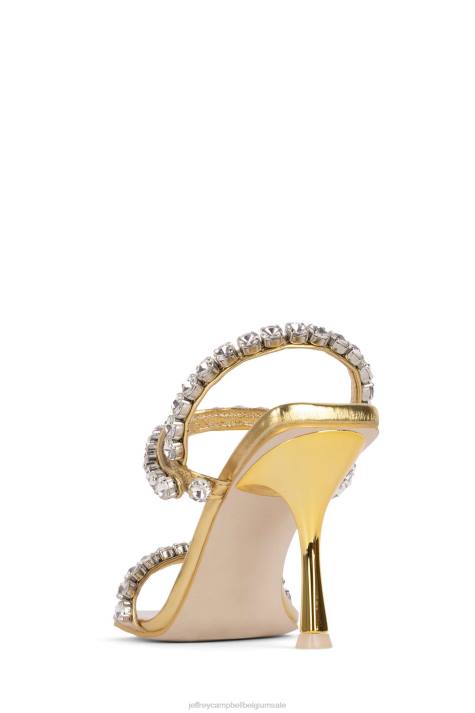 vrouwen Jeffrey Campbell heiligen goud Zilver V2LZ1623 sandaal met hak