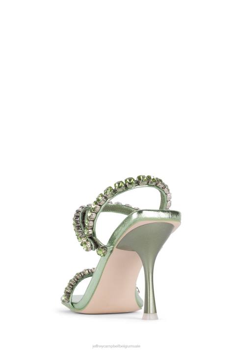vrouwen Jeffrey Campbell heiligen groen metallic groen V2LZ1622 sandaal met hak