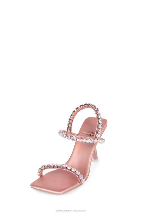 vrouwen Jeffrey Campbell heiligen rosé goud iriserend V2LZ1624 sandaal met hak