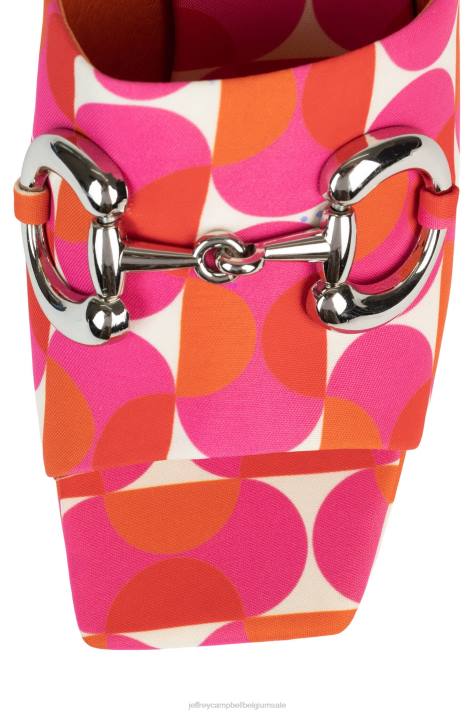 vrouwen Jeffrey Campbell kaviaar-bt roze rood multi V2LZ1551 sandaal met hak