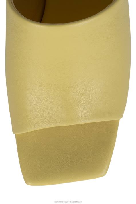 vrouwen Jeffrey Campbell kaviaar licht geel V2LZ1617 sandaal met hak