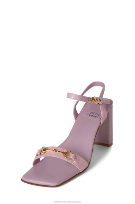 vrouwen Jeffrey Campbell levendig roze goud V2LZ1449 sandaal met hak