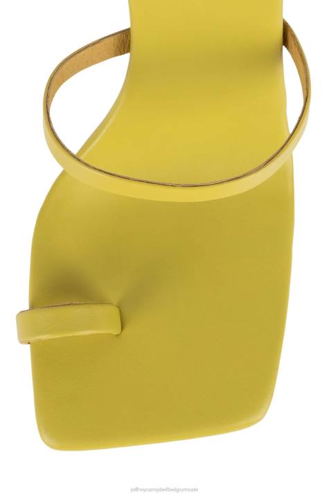 vrouwen Jeffrey Campbell luzia chartreuse V2LZ1628 sandaal met hak