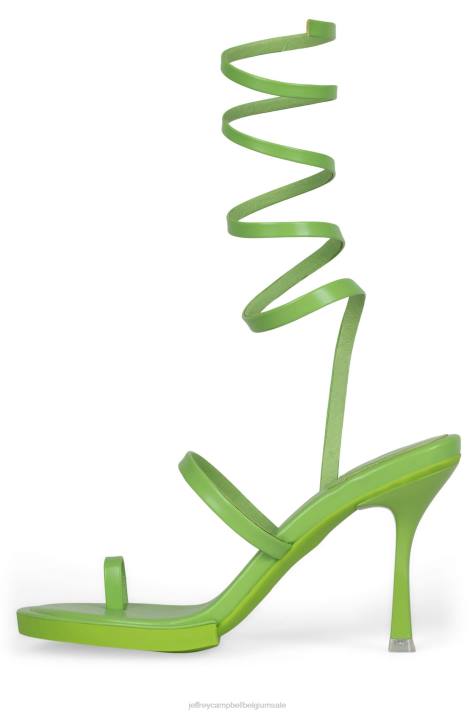 vrouwen Jeffrey Campbell luzia-rt Fel groen V2LZ1582 sandaal met hak