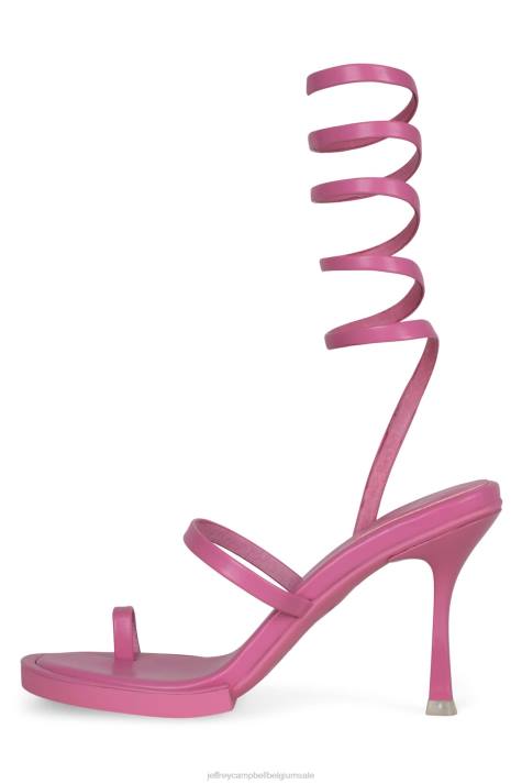 vrouwen Jeffrey Campbell luzia-rt fel roze V2LZ1581 sandaal met hak