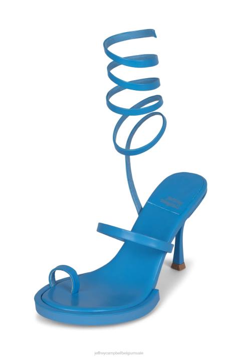 vrouwen Jeffrey Campbell luzia-rt helder babyblauw V2LZ1584 sandaal met hak