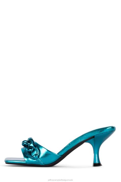 vrouwen Jeffrey Campbell mr-big-ch blauwe combi V2LZ1576 sandaal met hak