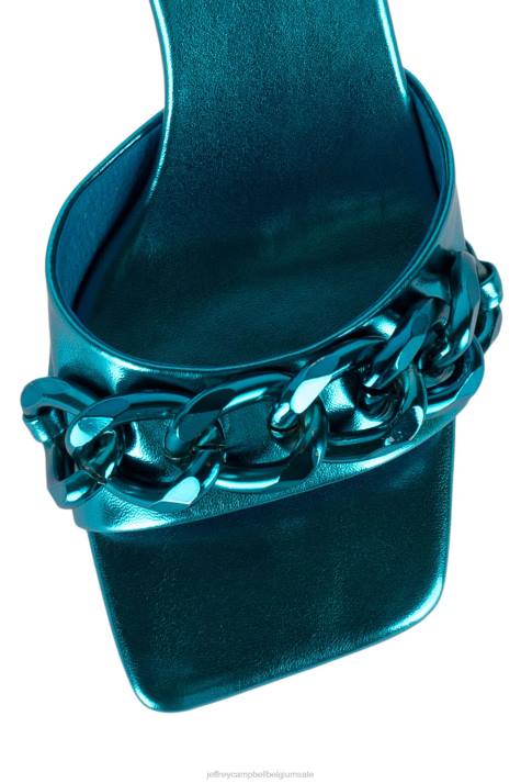 vrouwen Jeffrey Campbell mr-big-ch blauwe combi V2LZ1576 sandaal met hak