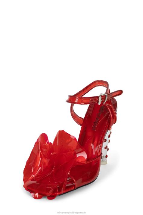 vrouwen Jeffrey Campbell niet-2-opscheppen rood helder rood V2LZ1500 sandaal met hak