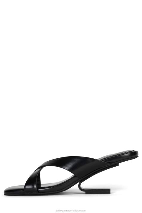 vrouwen Jeffrey Campbell op zijn gemak zwart zwart V2LZ86 sandaal met hak