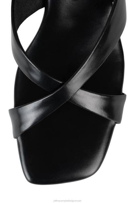 vrouwen Jeffrey Campbell op zijn gemak zwart zwart V2LZ86 sandaal met hak