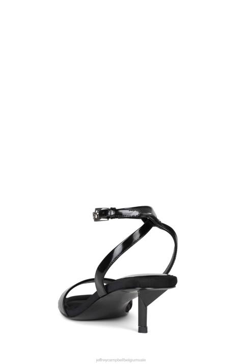 vrouwen Jeffrey Campbell oproepen zwarte doos V2LZ1408 sandaal met hak