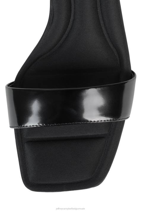vrouwen Jeffrey Campbell oproepen zwarte doos V2LZ1408 sandaal met hak
