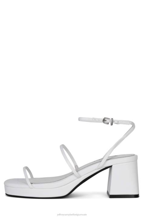 vrouwen Jeffrey Campbell orchidee wit V2LZ1479 sandaal met hak