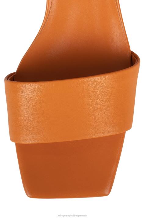 vrouwen Jeffrey Campbell ready-2-go oranje goud V2LZ1407 sandaal met hak