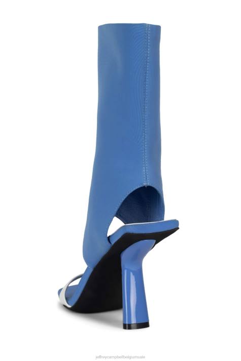 vrouwen Jeffrey Campbell struttin blauwe neopreen crème V2LZ76 sandaal met hak