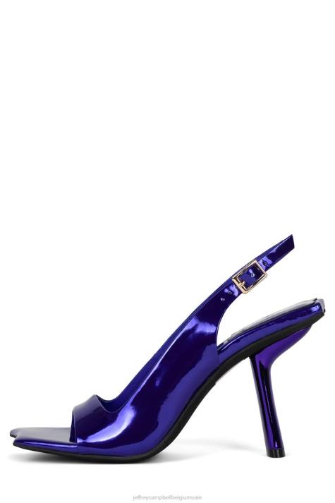 vrouwen Jeffrey Campbell surrealistisch blauw patent V2LZ1458 sandaal met hak