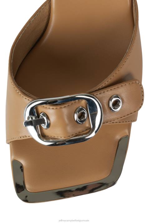 vrouwen Jeffrey Campbell vastmaken natuurlijk zilver V2LZ1489 sandaal met hak