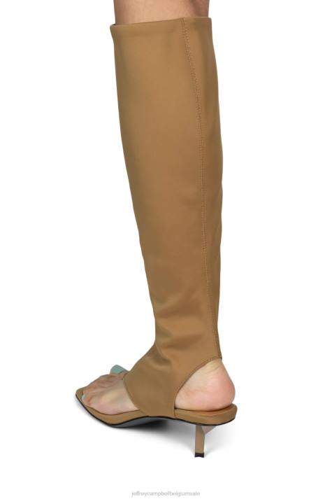 vrouwen Jeffrey Campbell vertrouwen natuurlijk neopreen V2LZ108 sandaal met hak