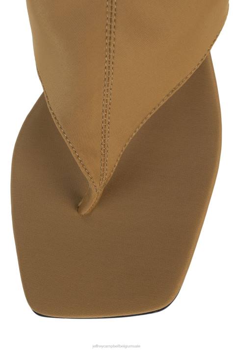 vrouwen Jeffrey Campbell vertrouwen natuurlijk neopreen V2LZ108 sandaal met hak